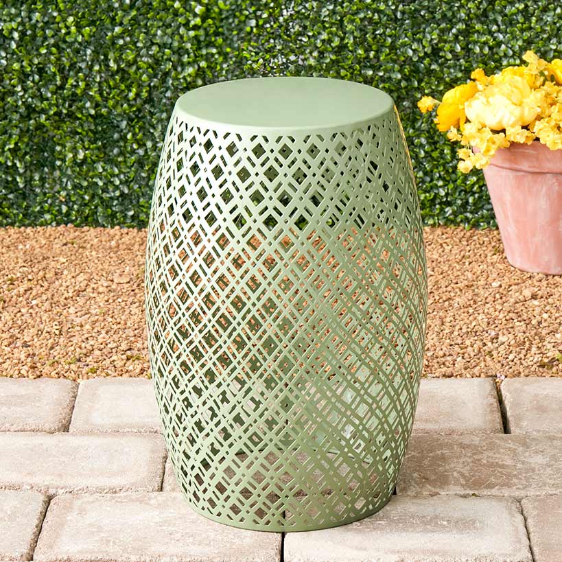 Metal Barrel Stool