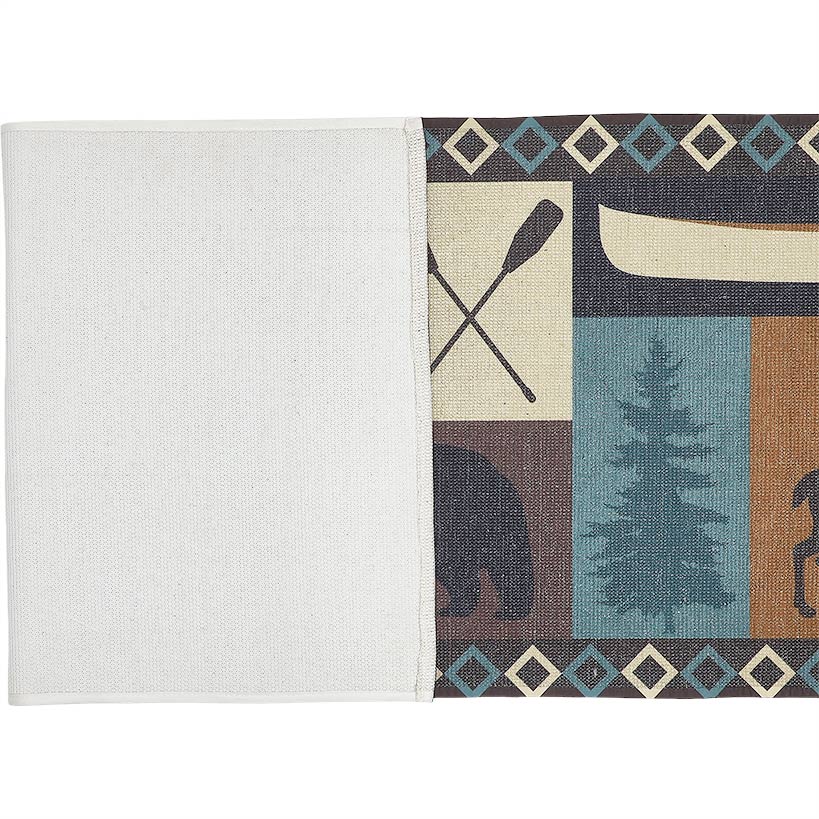 Moose Lodge Washable Area Rug, Accent Rug or Runner Rug#select-rug_vintage-medallion-rug