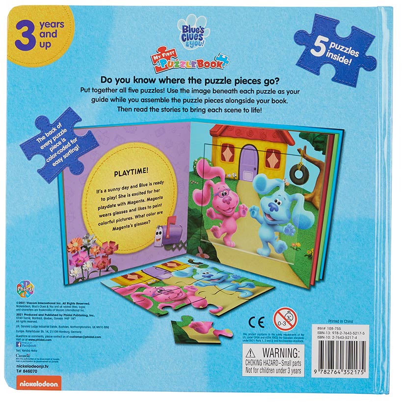 My First Blue's Clues Puzzle Book