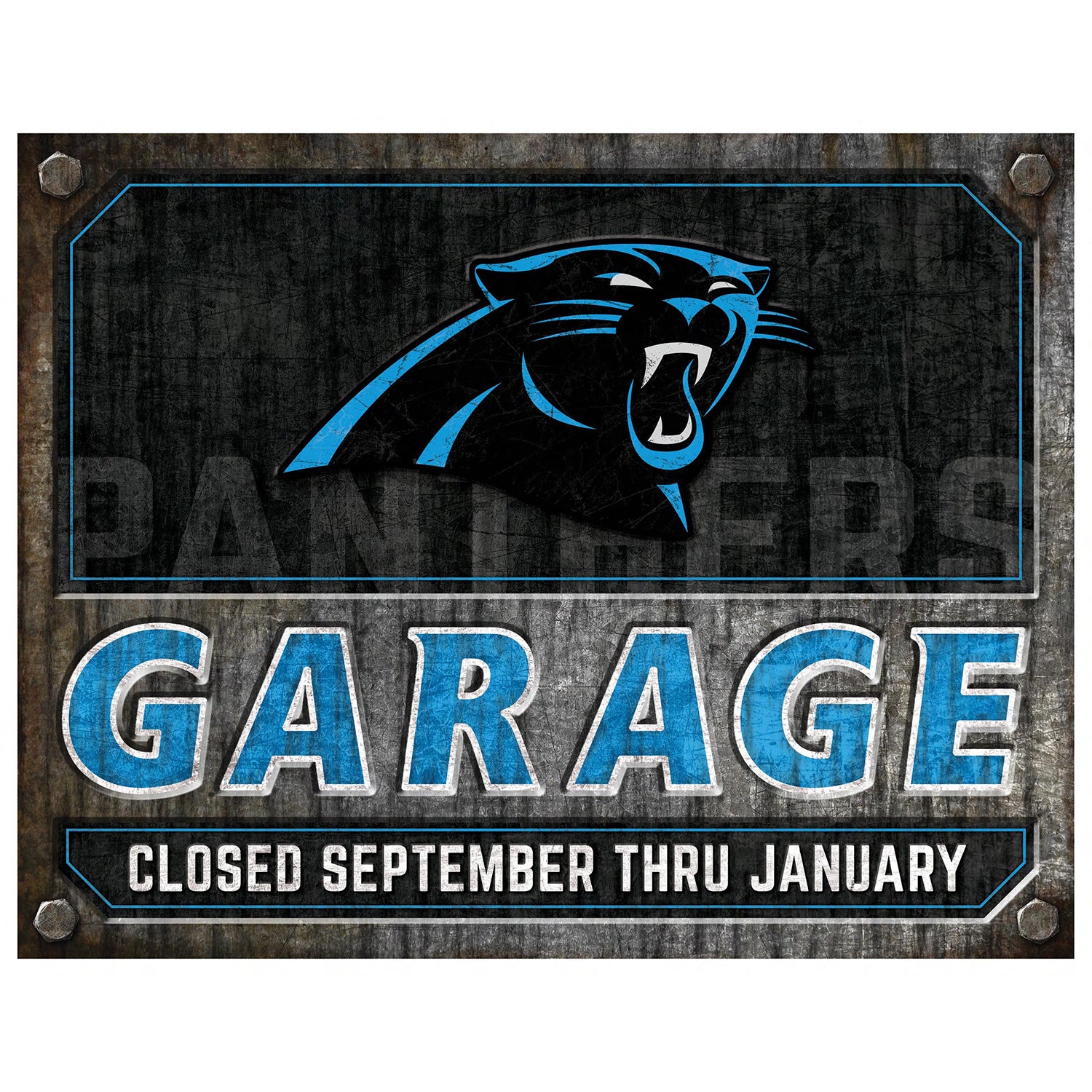 NFL Garage Metal Sign