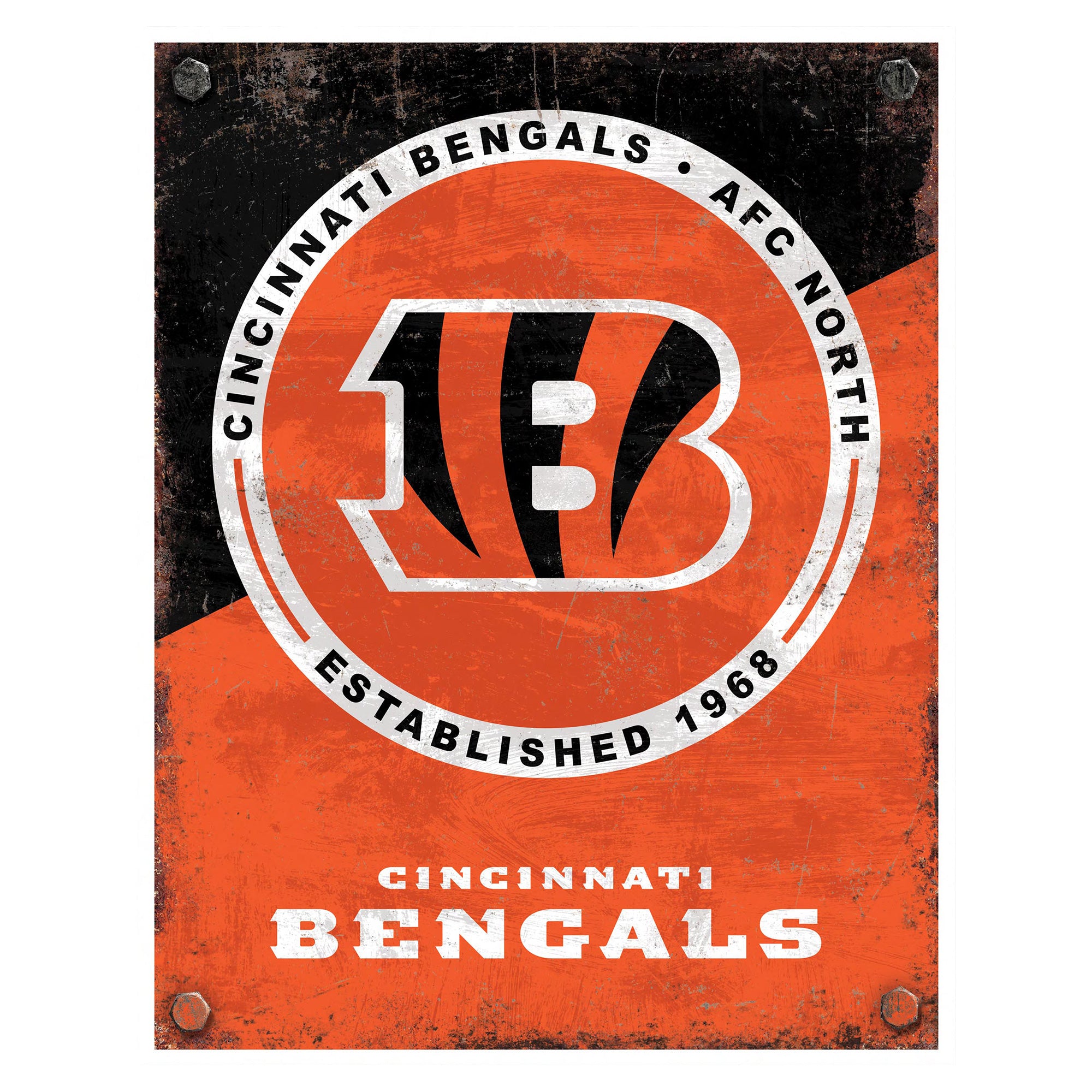 NFL Established Year Metal Sign