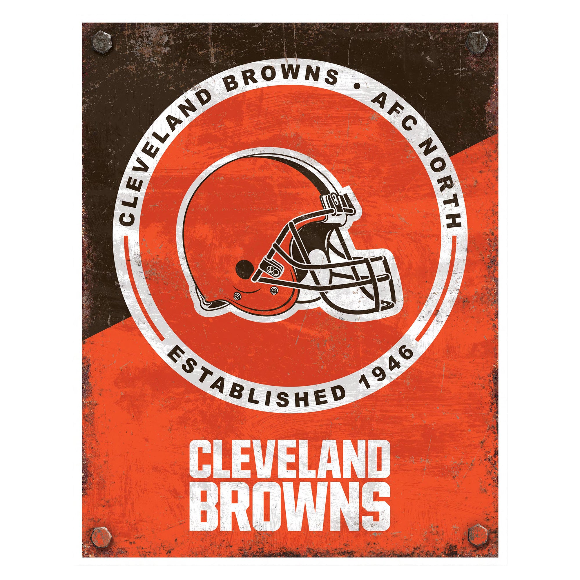 NFL Established Year Metal Sign