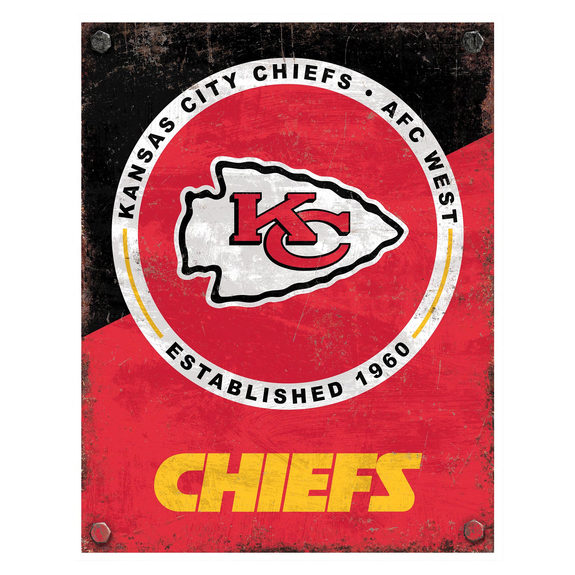 NFL Established Year Metal Sign