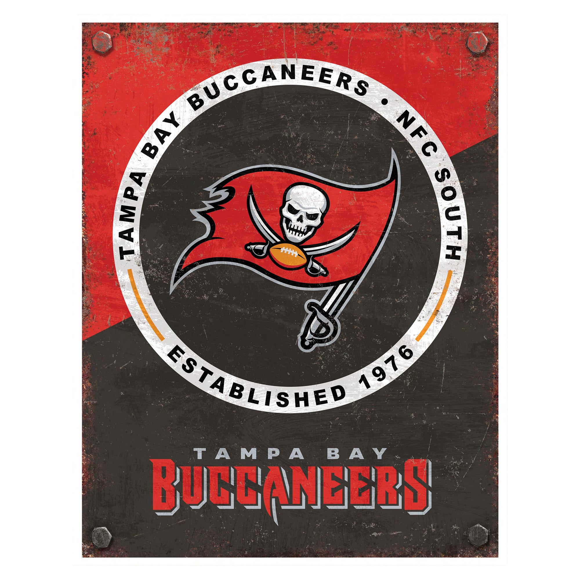 NFL Established Year Metal Sign