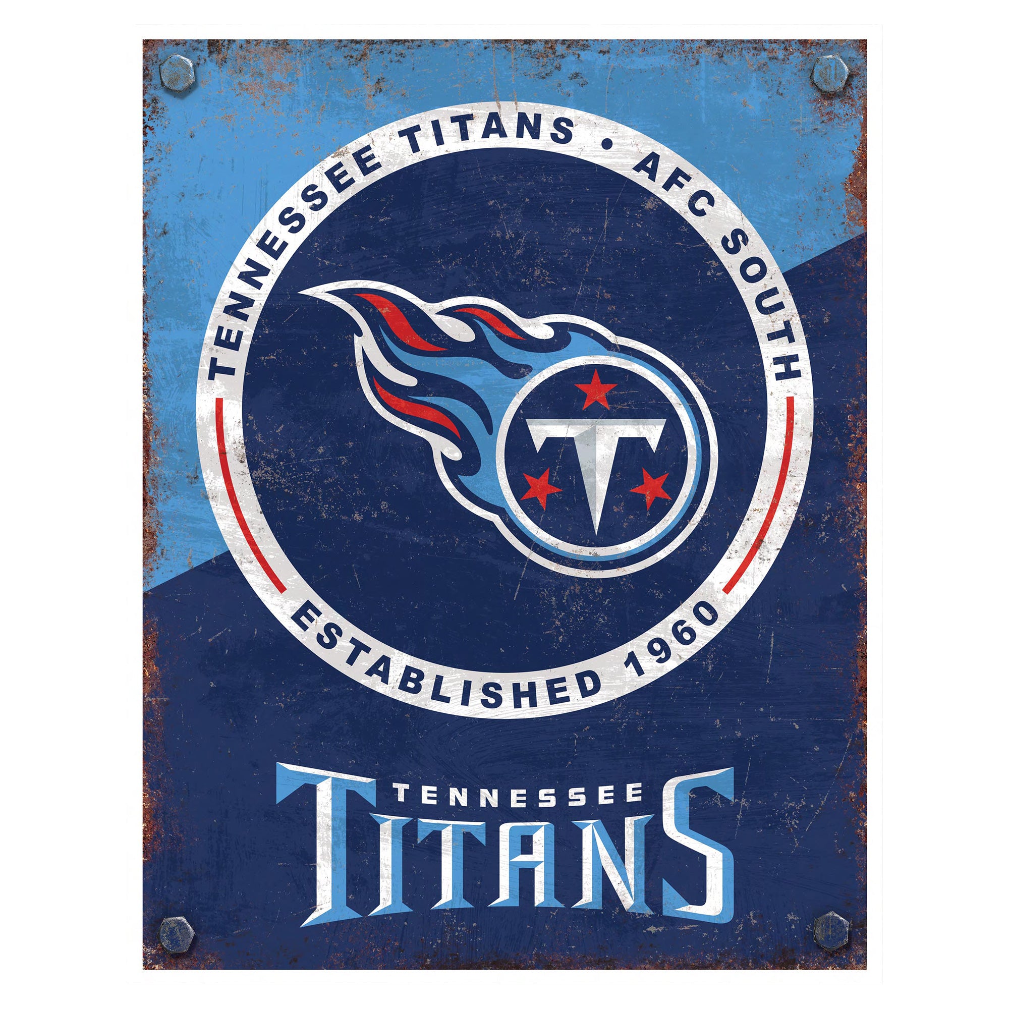 NFL Established Year Metal Sign