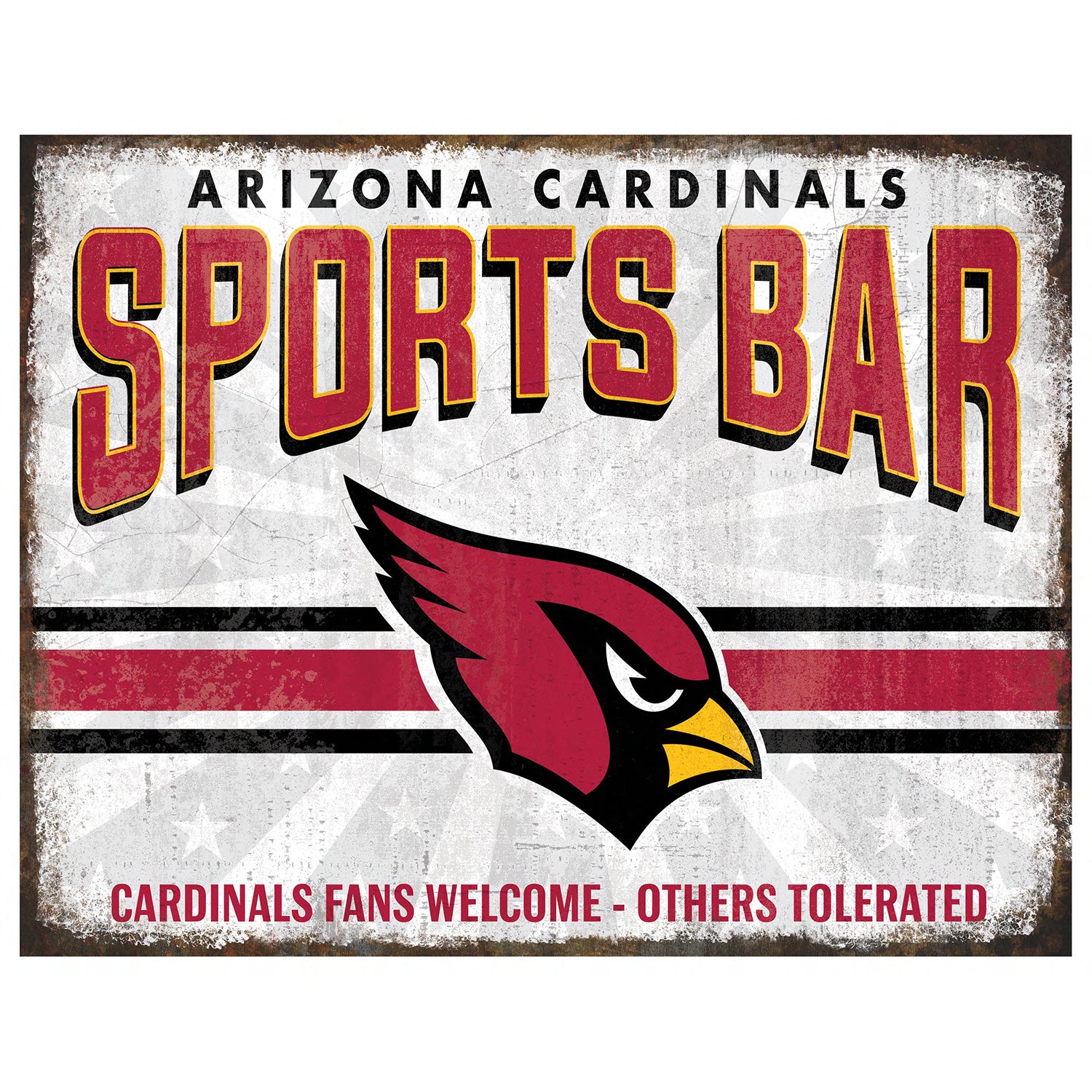 NFL Sports Bar Metal Sign