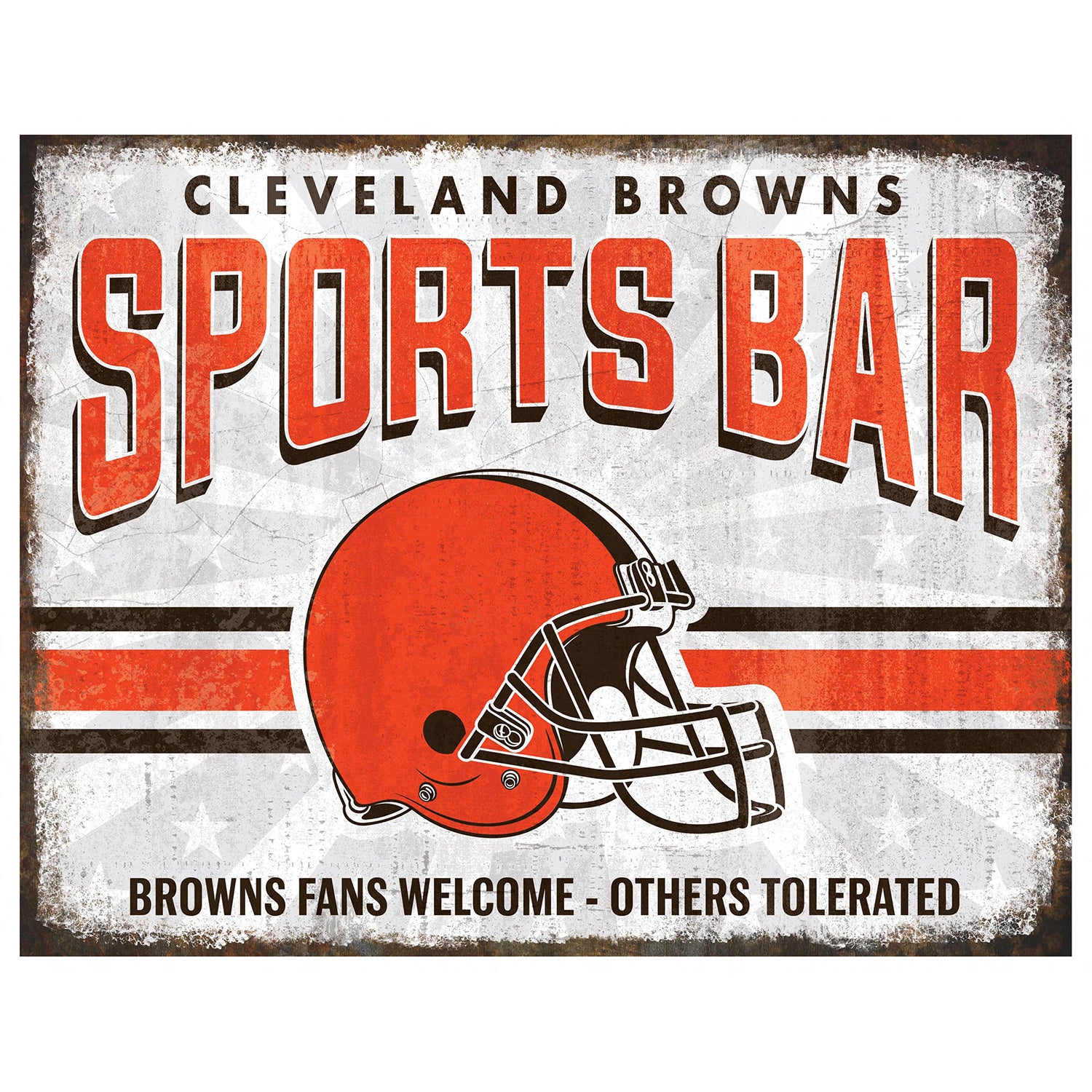 NFL Sports Bar Metal Sign