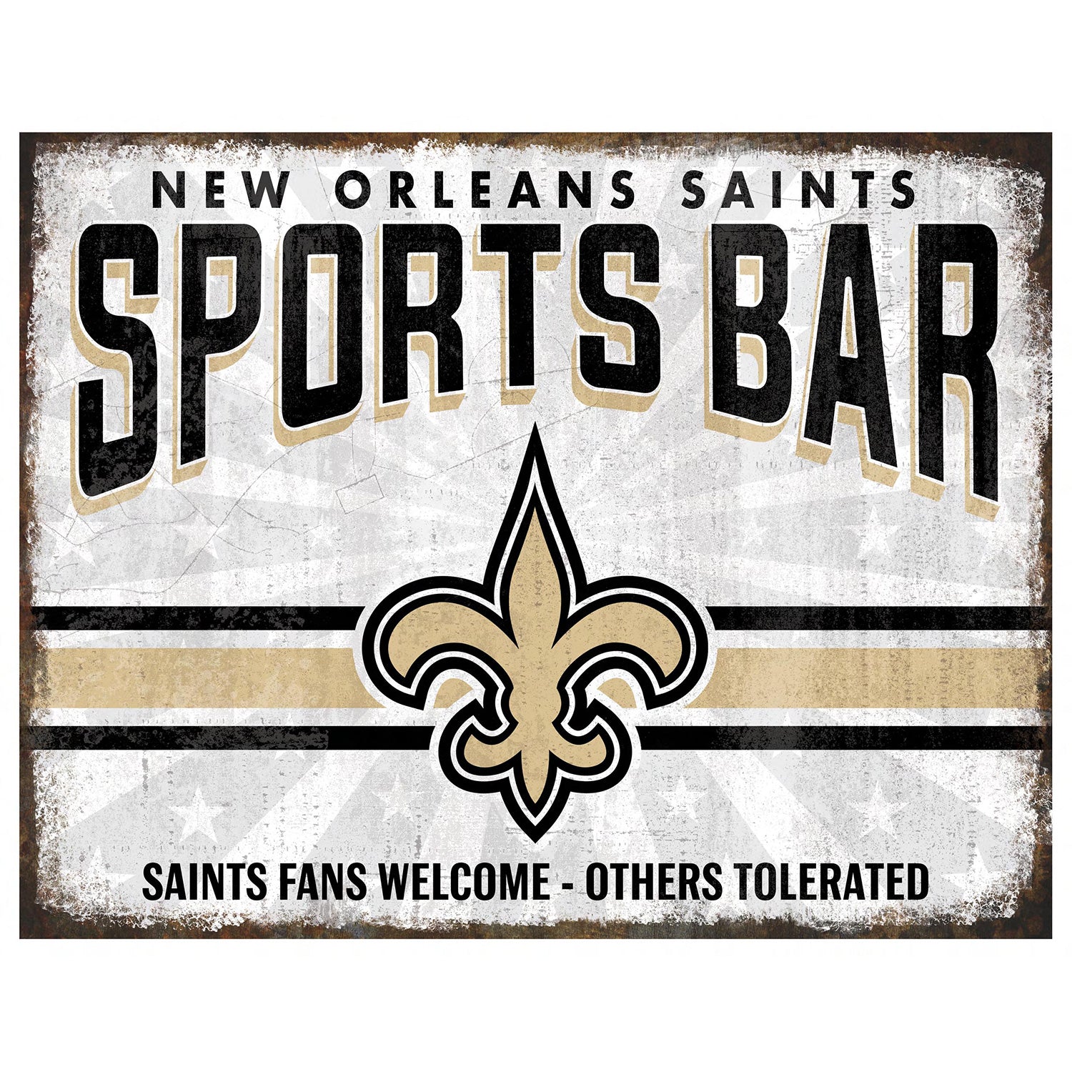 NFL Sports Bar Metal Sign