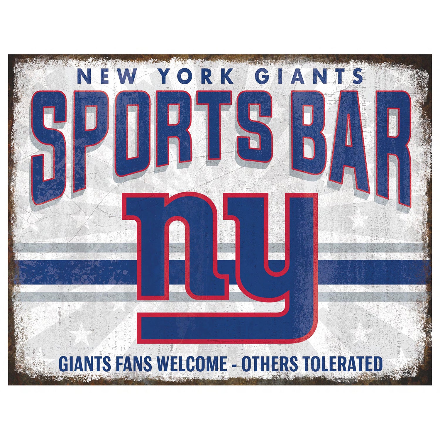 NFL Sports Bar Metal Sign