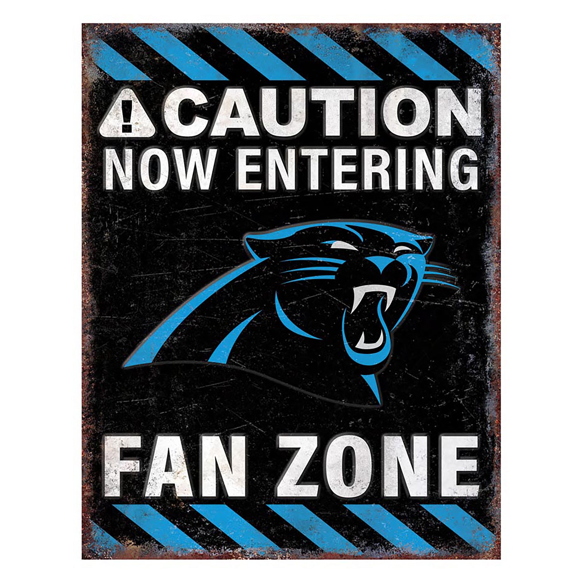 NFL Fan Zone Metal Sign