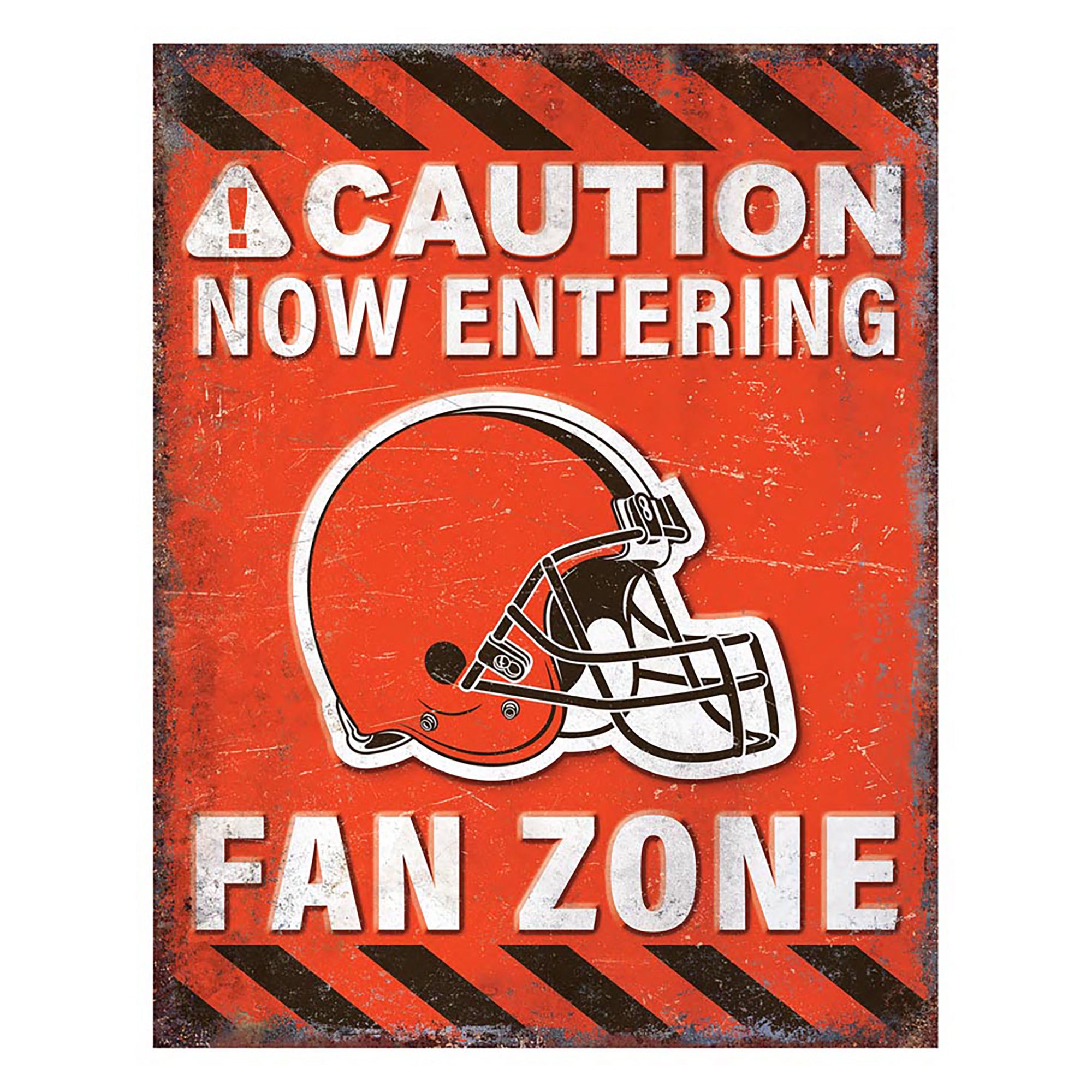 NFL Fan Zone Metal Sign