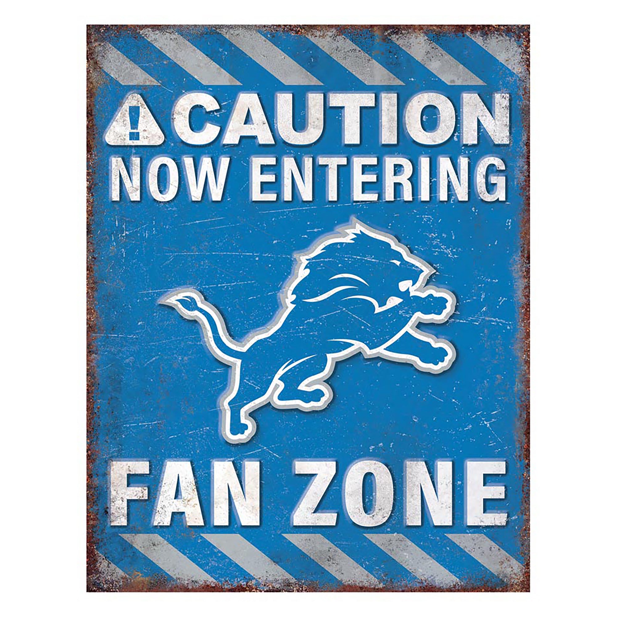NFL Fan Zone Metal Sign