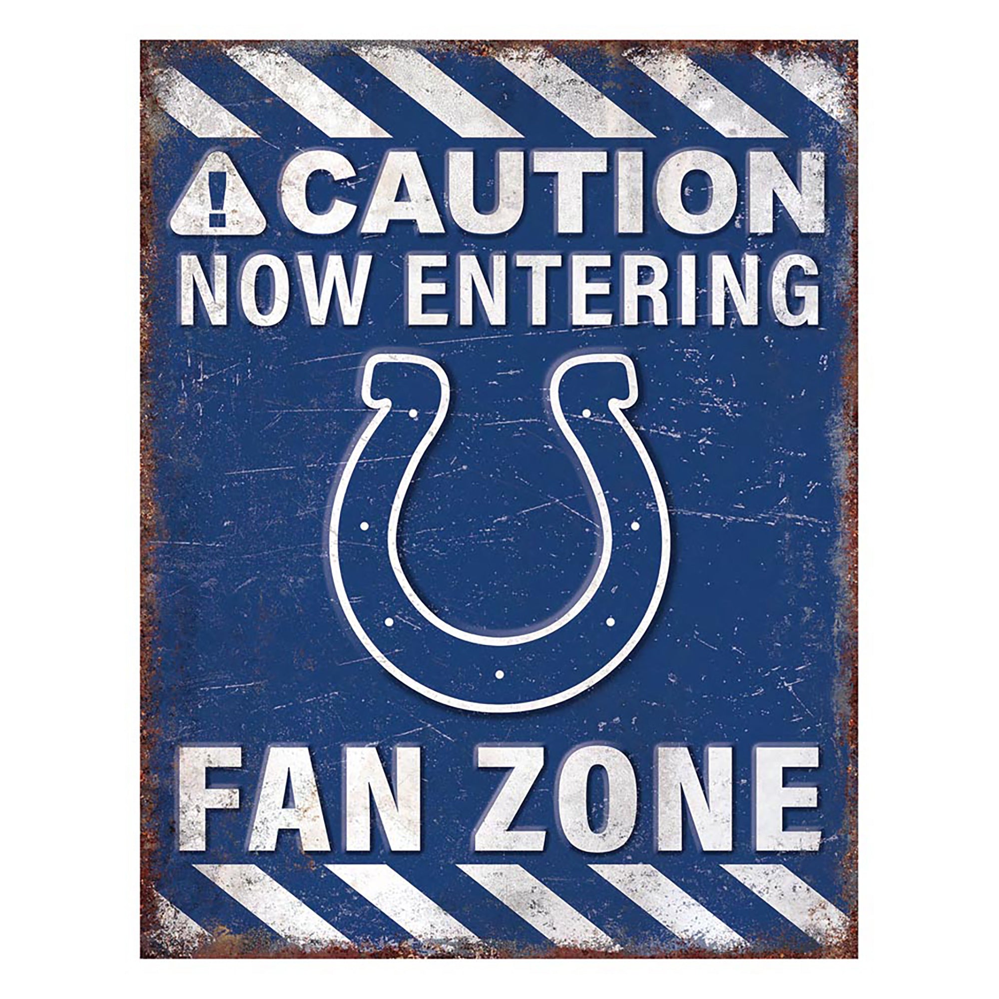 NFL Fan Zone Metal Sign