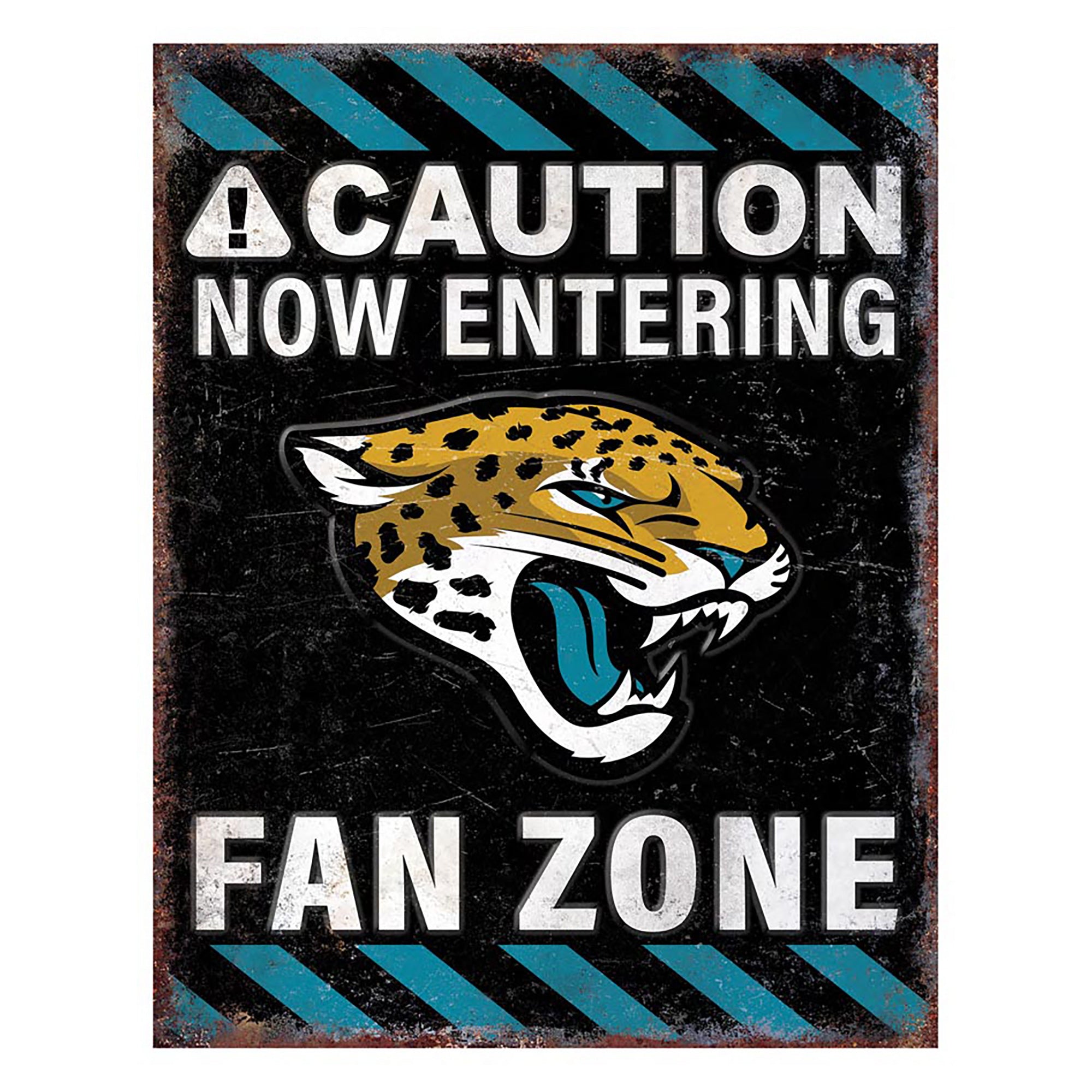 NFL Fan Zone Metal Sign