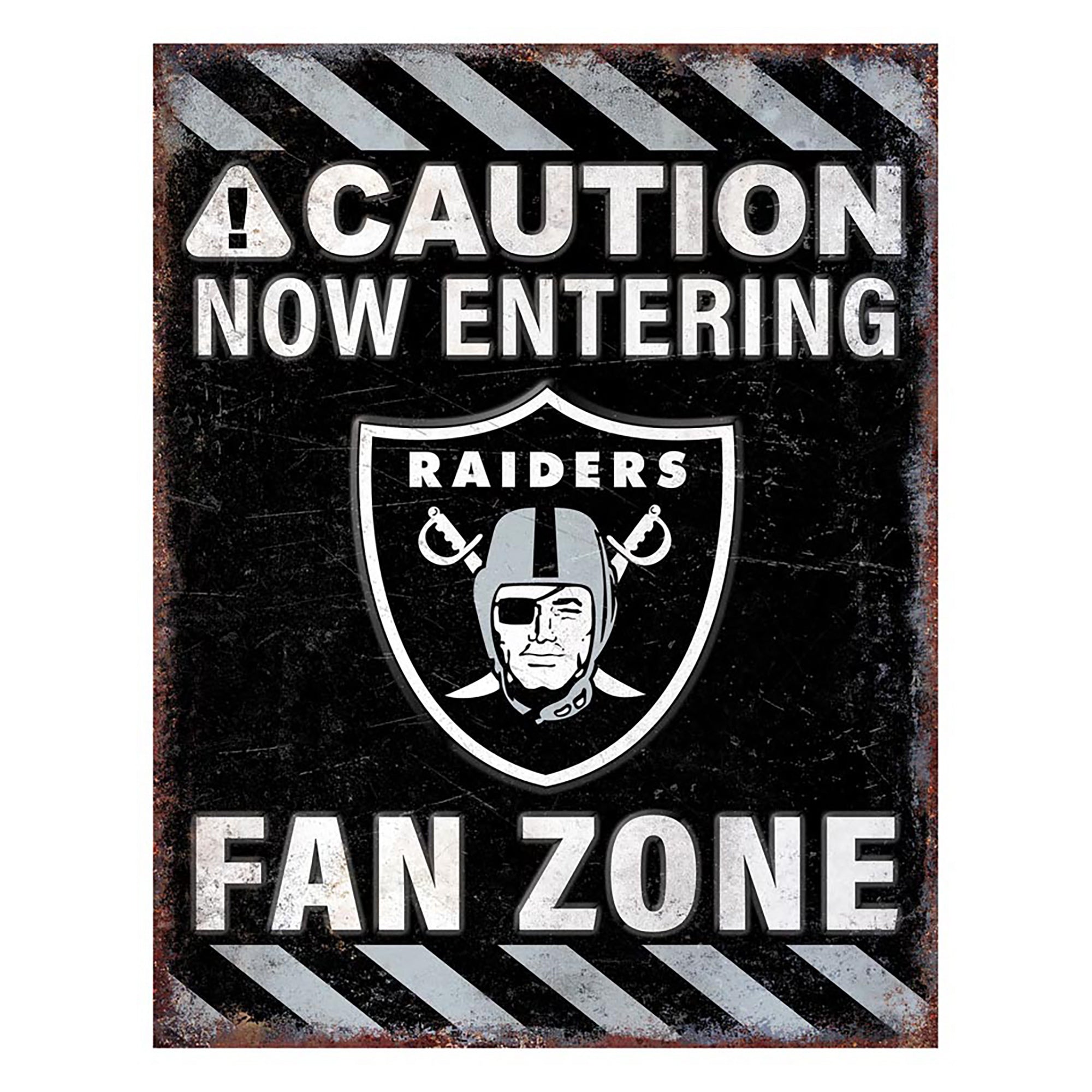 NFL Fan Zone Metal Sign