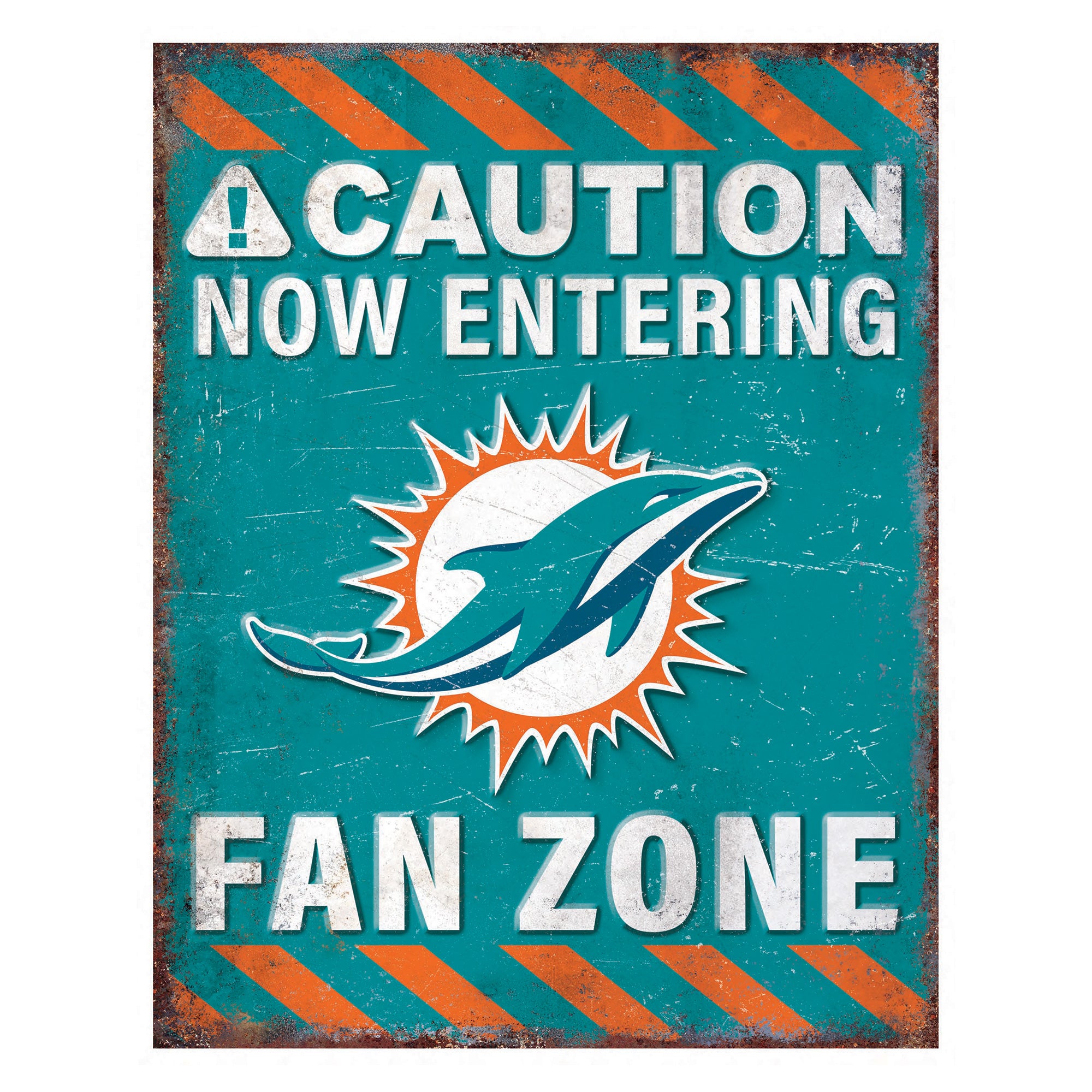 NFL Fan Zone Metal Sign