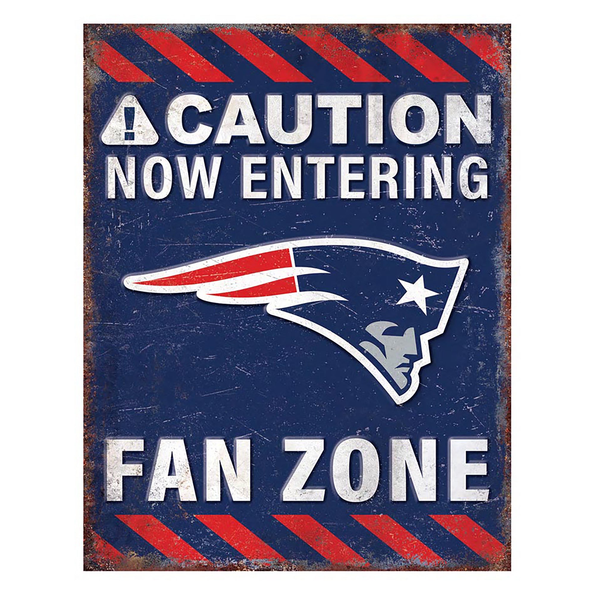 NFL Fan Zone Metal Sign