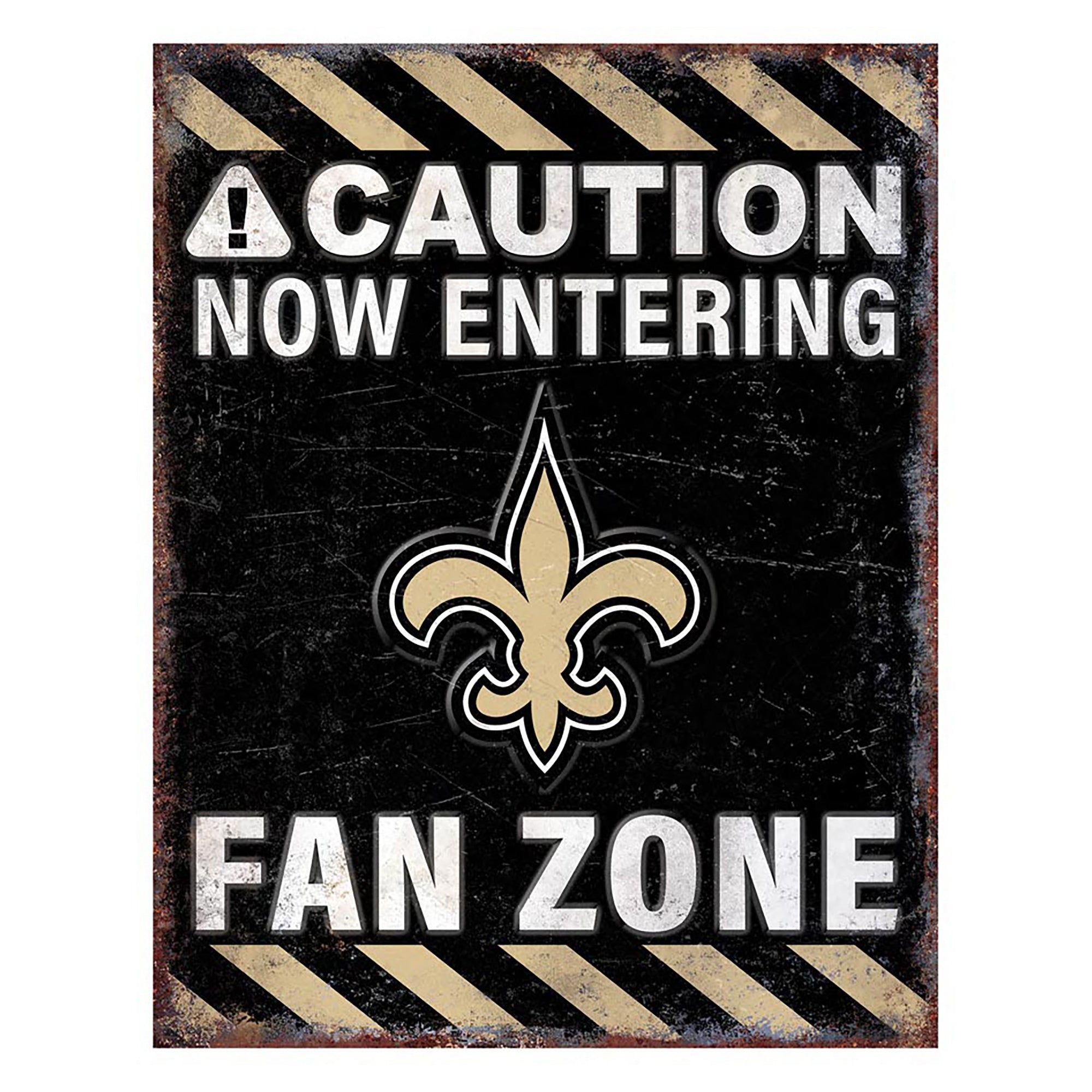 NFL Fan Zone Metal Sign