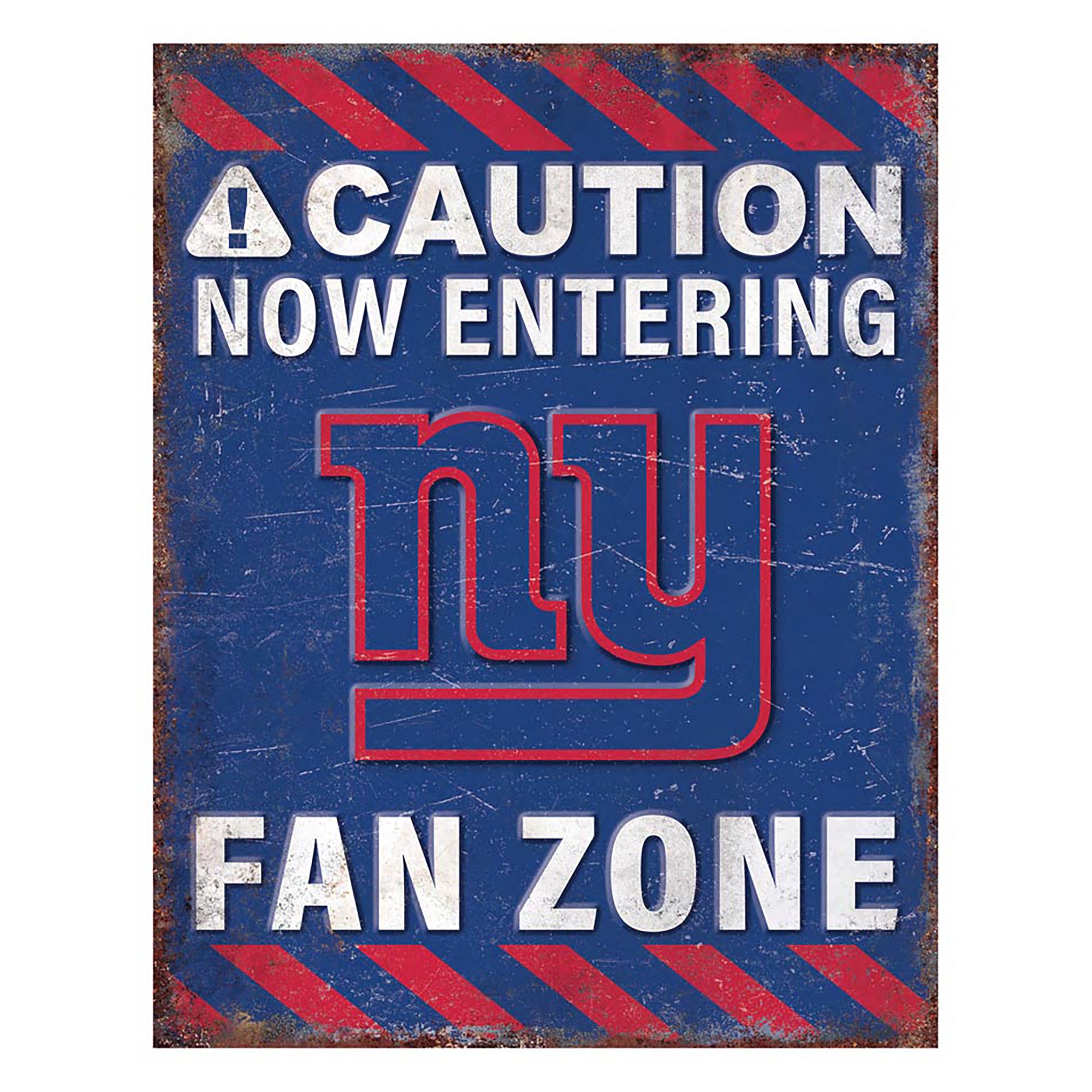 NFL Fan Zone Metal Sign