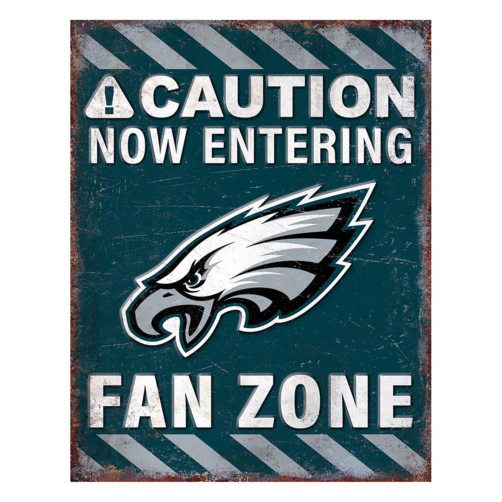 NFL Fan Zone Metal Sign