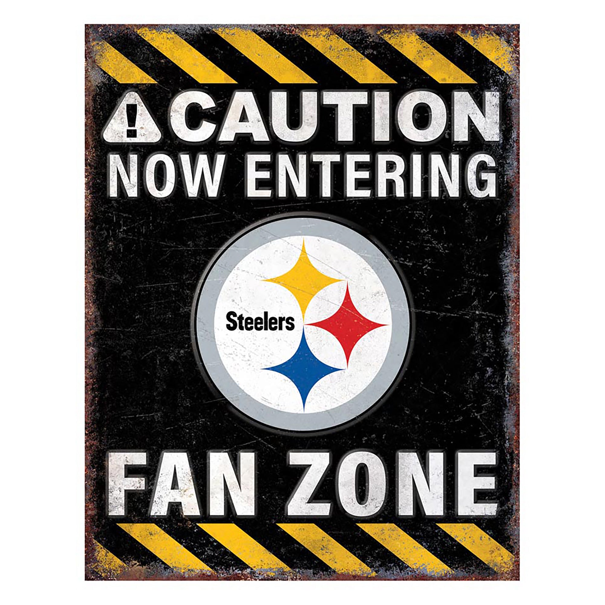 NFL Fan Zone Metal Sign