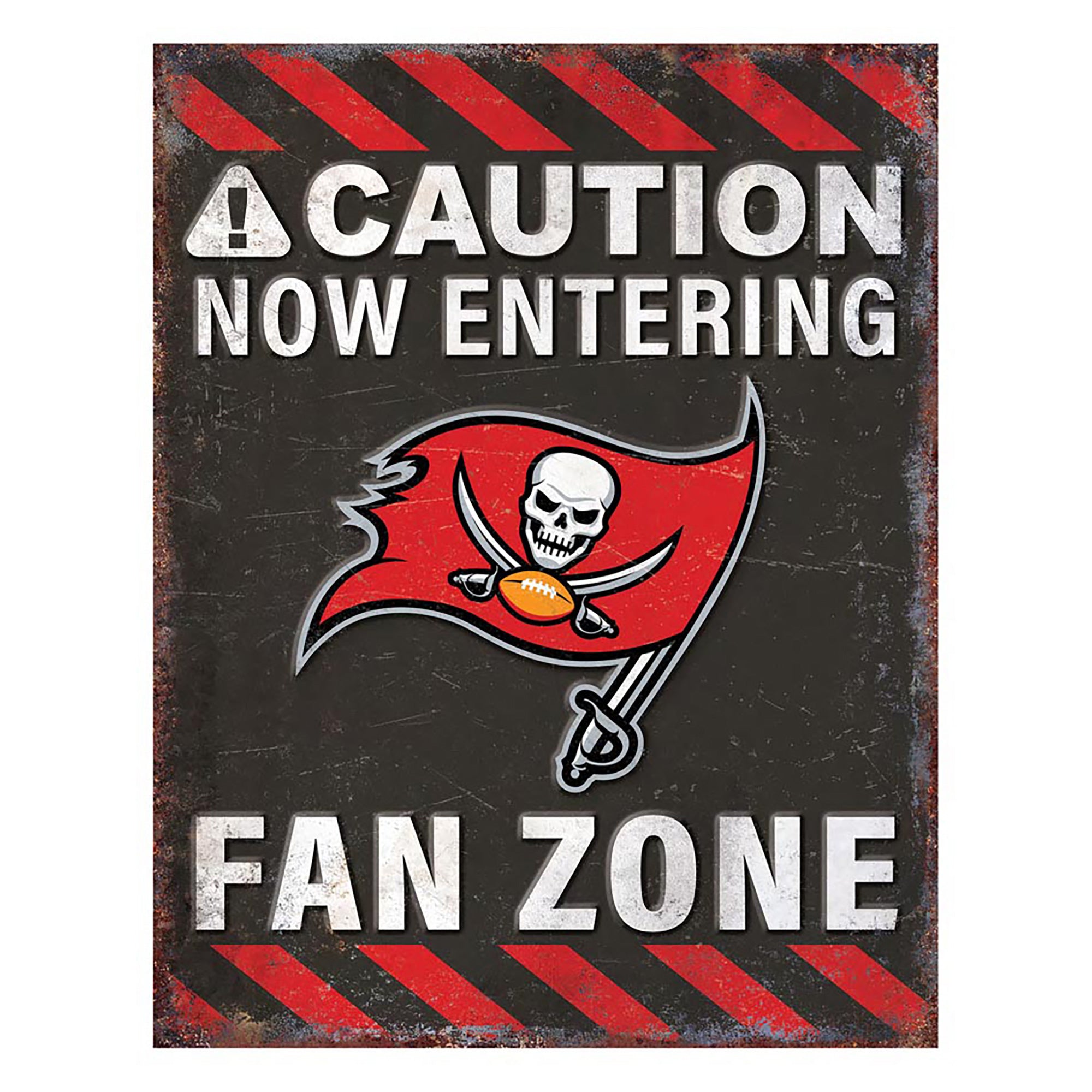 NFL Fan Zone Metal Sign