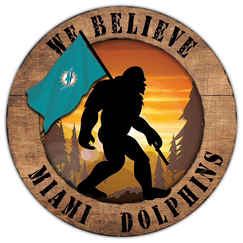 NFL We Believe Bigfoot Sign