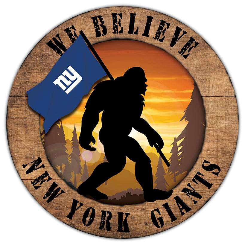 NFL We Believe Bigfoot Sign