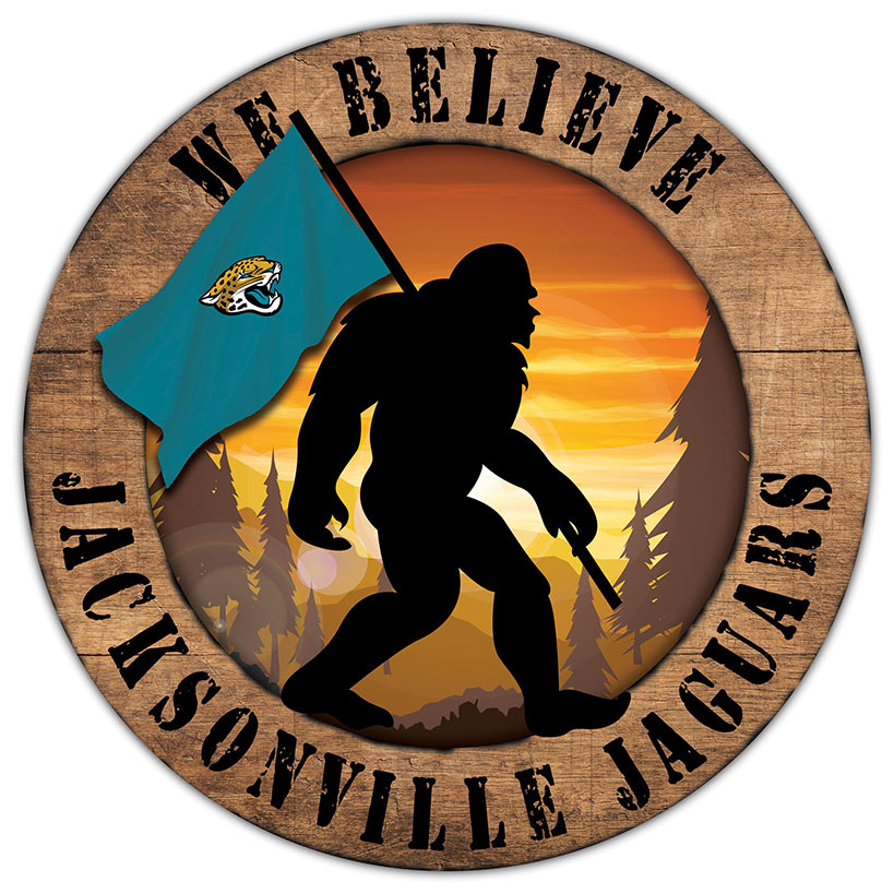 NFL We Believe Bigfoot Sign