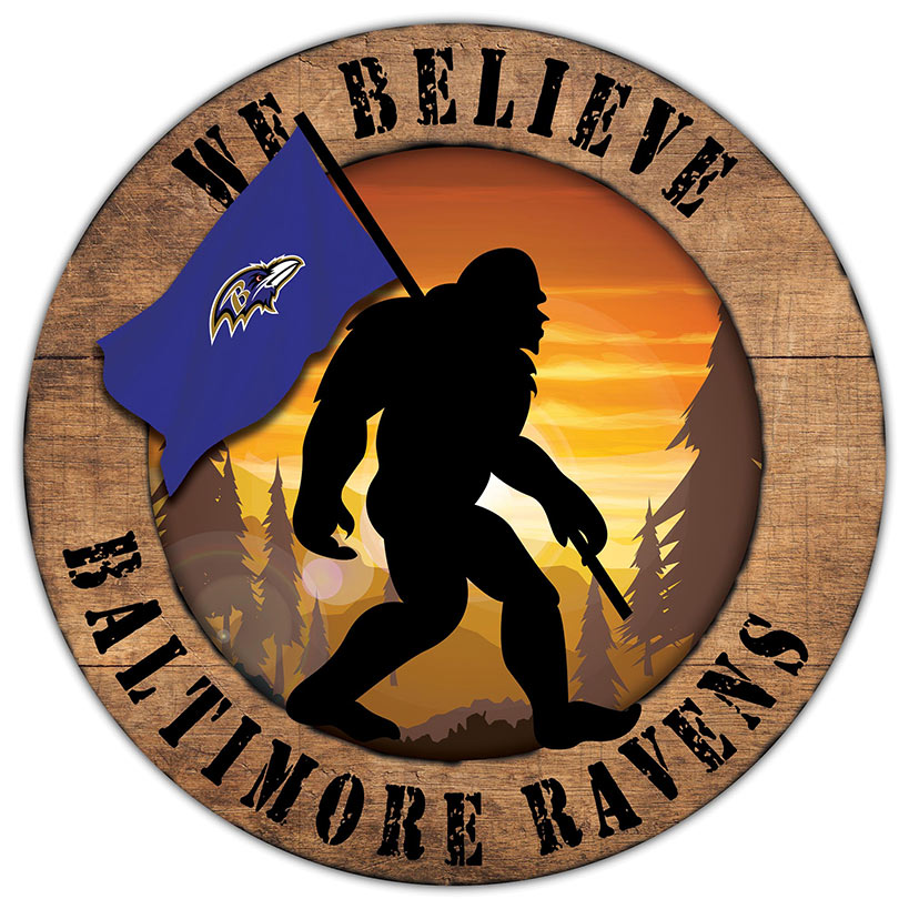 NFL We Believe Bigfoot Sign