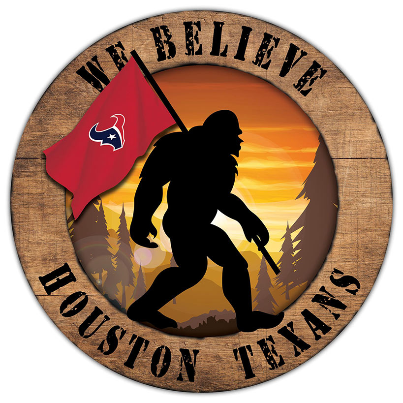 NFL We Believe Bigfoot Sign