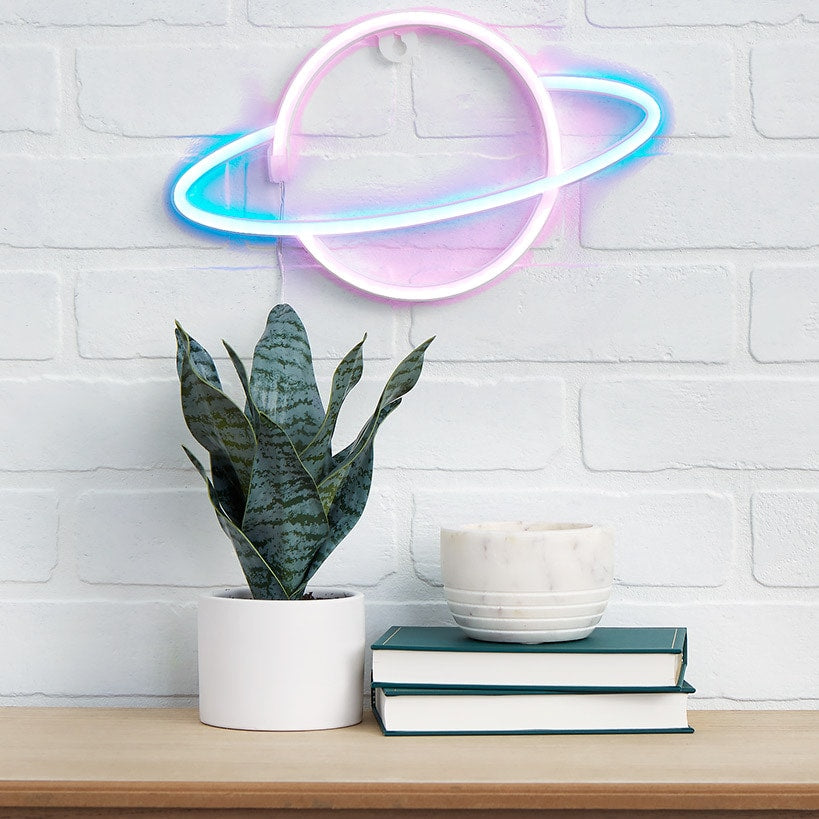 Illumina Neon LED Light Bulb Shaped Wall Decor 10"