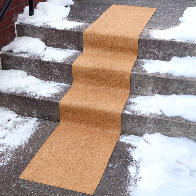 Non-Slip 10 Foot Outdoor Winter Ice Carpet Extra Wide