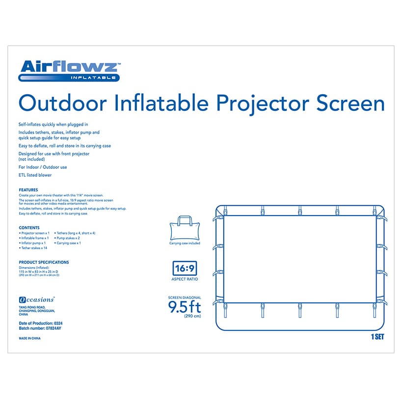 Outdoor Inflatable Projector Screen