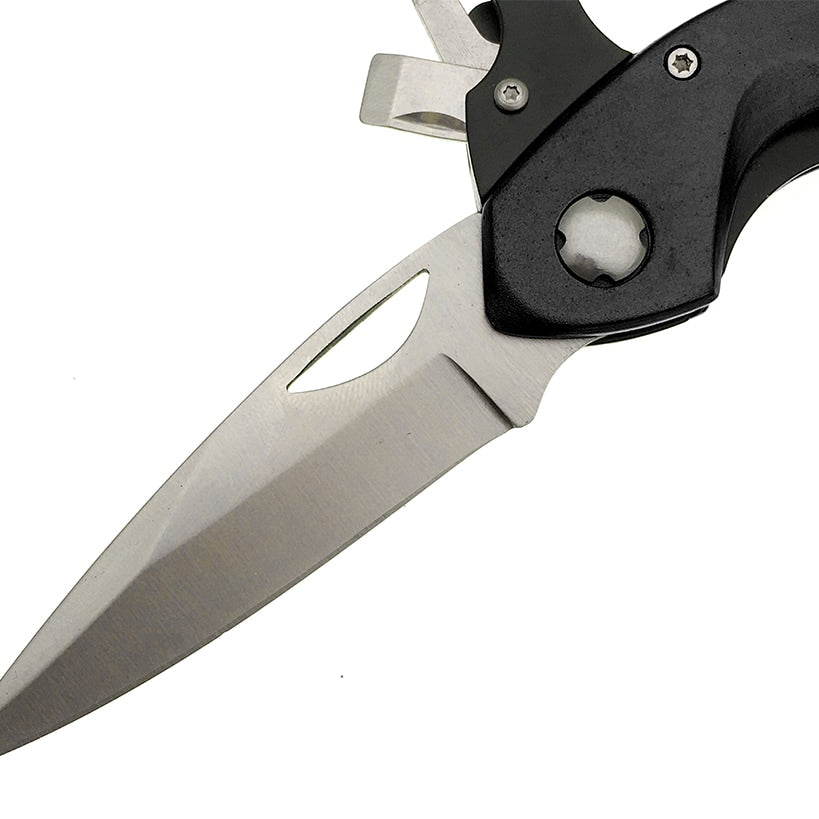 Multifunctional Outdoor Emergency Knife, Stainless Steel Blade