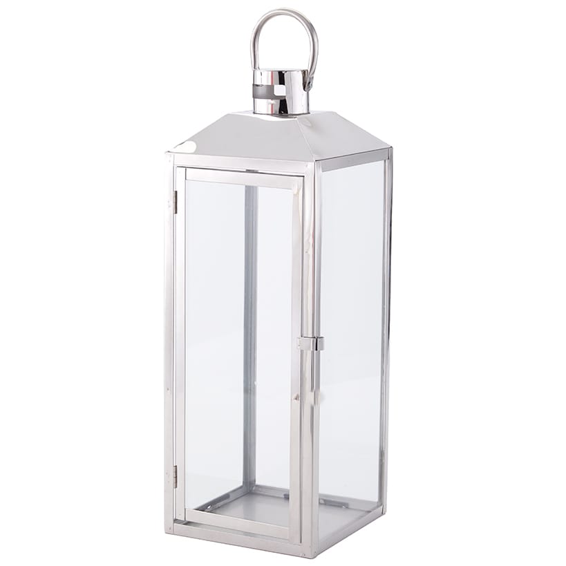 Oversized Silvertone Lantern