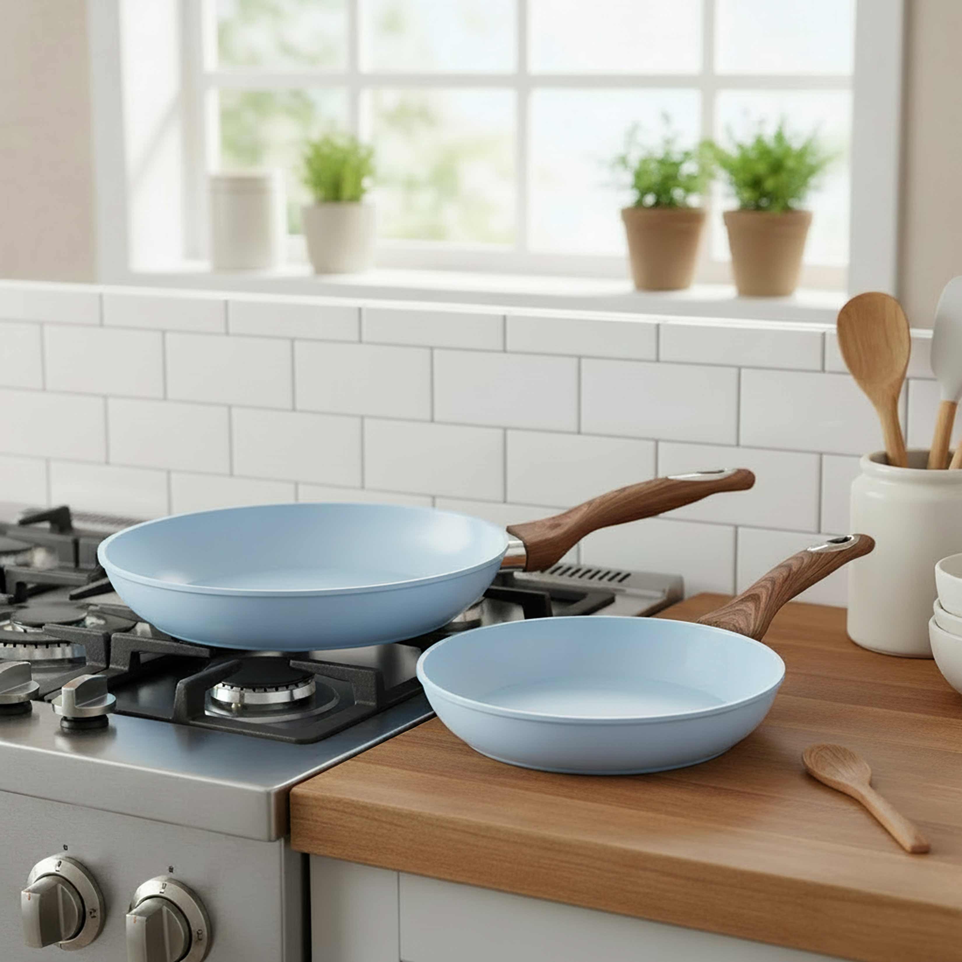 Phantom Chef Nonstick Ceramic Frying Pans - Set of 2