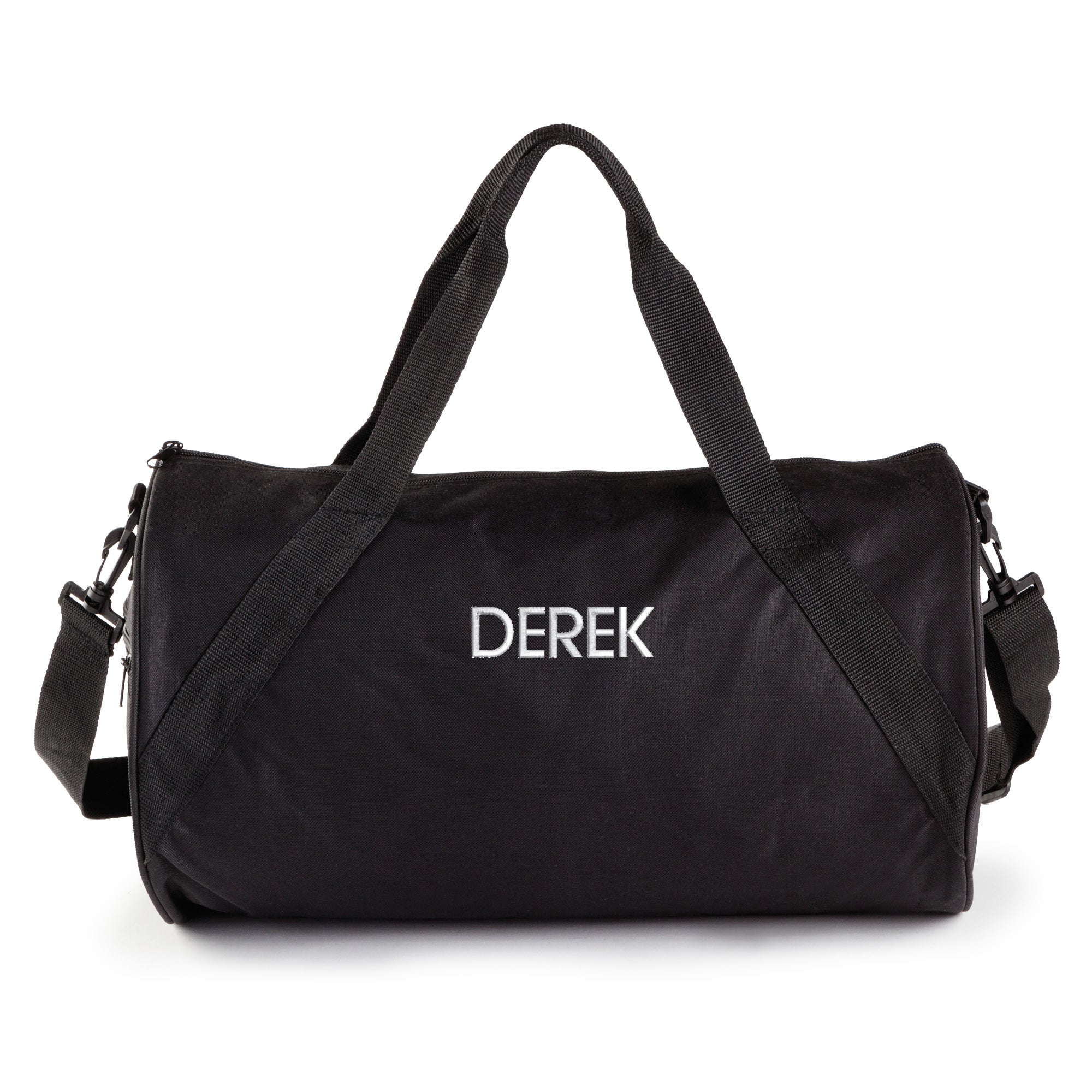 Personalized Travel Bag with White Block Name