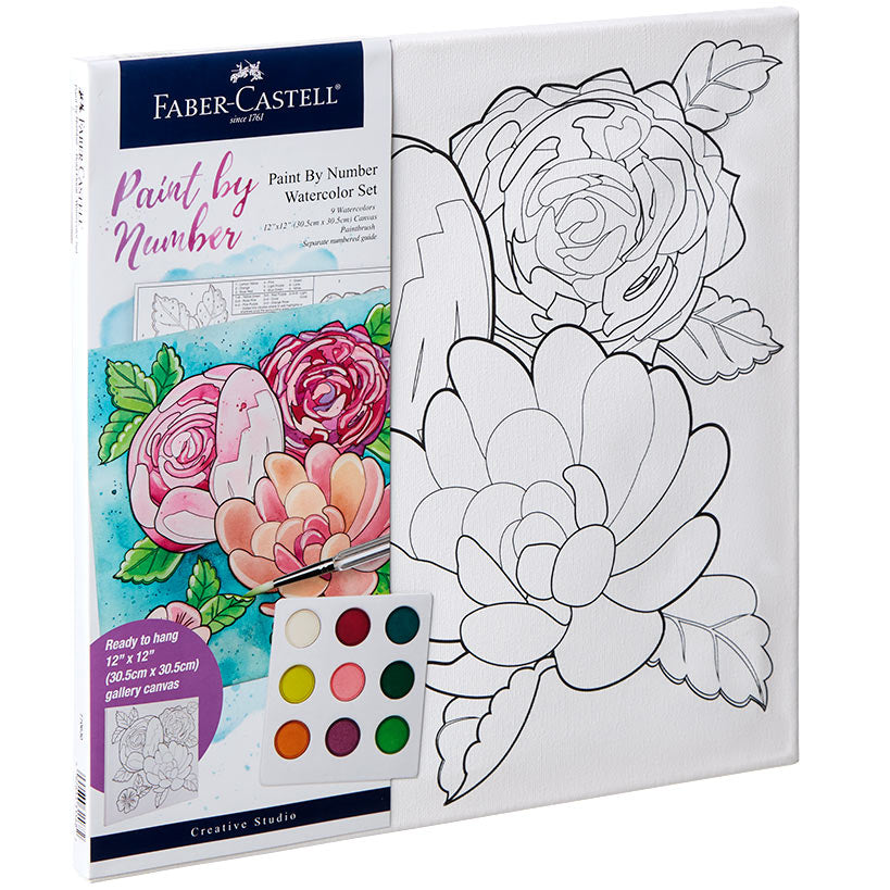 Faber-Castell Paint by Numbers Watercolor Gift Set
