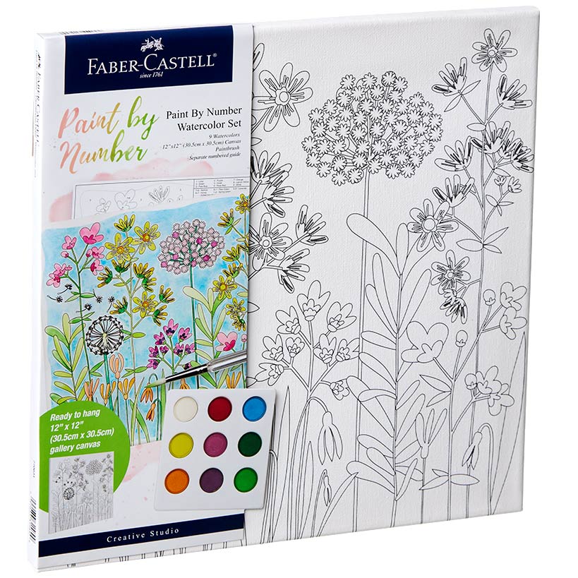 Faber-Castell Paint by Numbers Watercolor Gift Set
