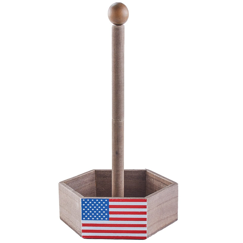 Wooden Americana Serving Collection
