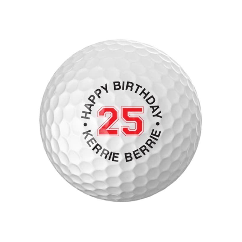 Personalized Golf Balls Set of 12