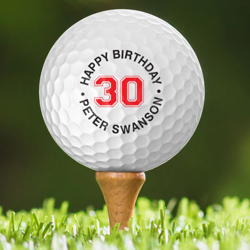 Personalized Golf Balls Set of 12