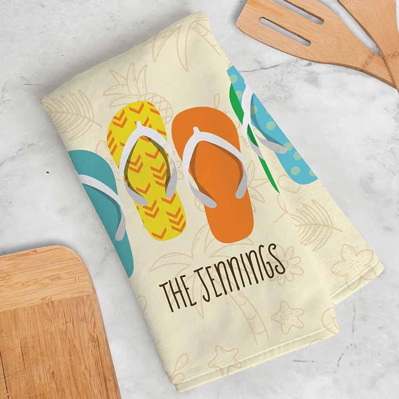 Personalized Summer Kitchen Towel