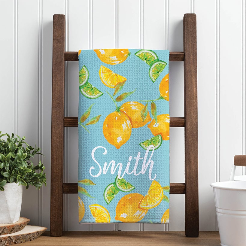 Personalized Spring Kitchen Towels