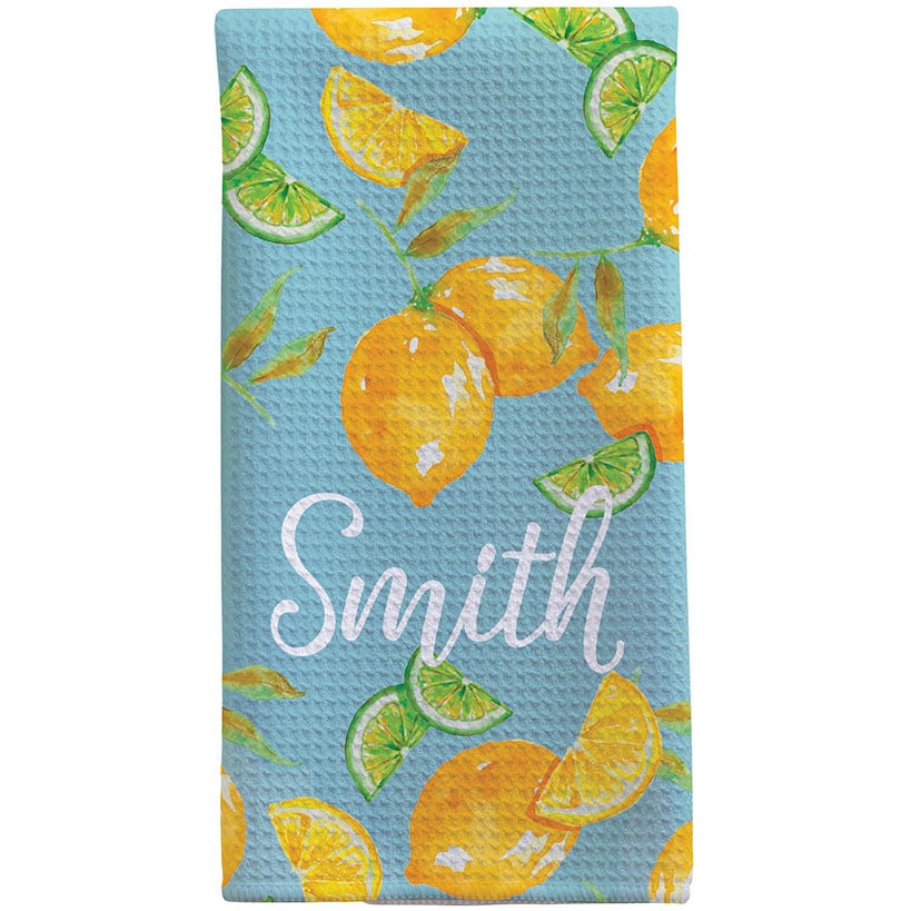 Personalized Spring Kitchen Towels