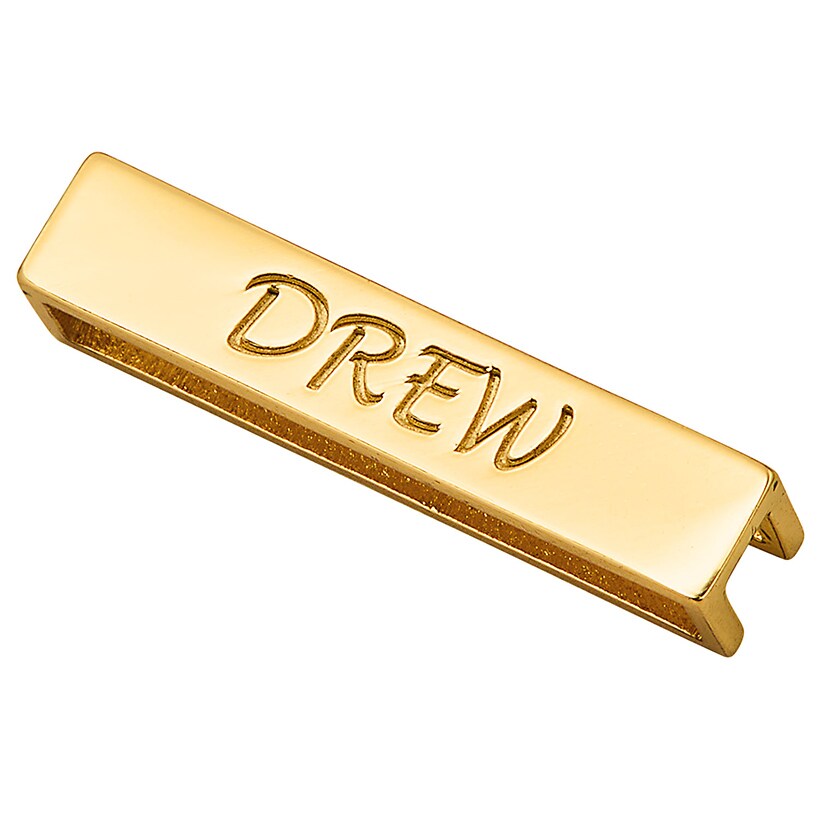 Personalized Plated Name Slider for Tech Watch