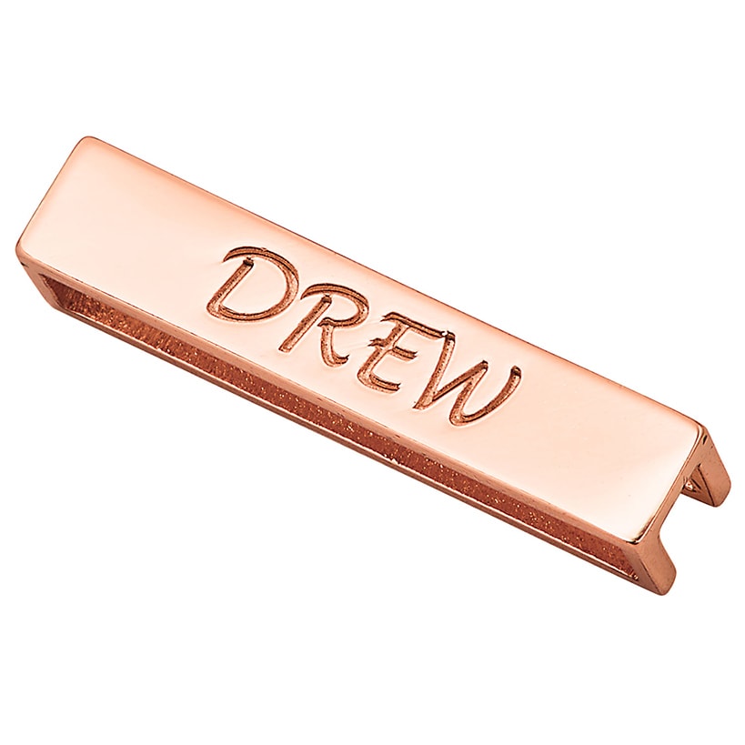 Personalized Plated Name Slider for Tech Watch