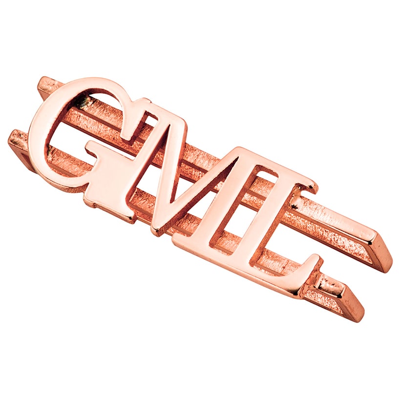 Personalized Plated Monogram Slider for Tech Watch