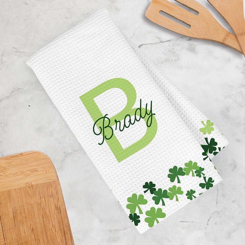 Personalized Spring Tea Towel